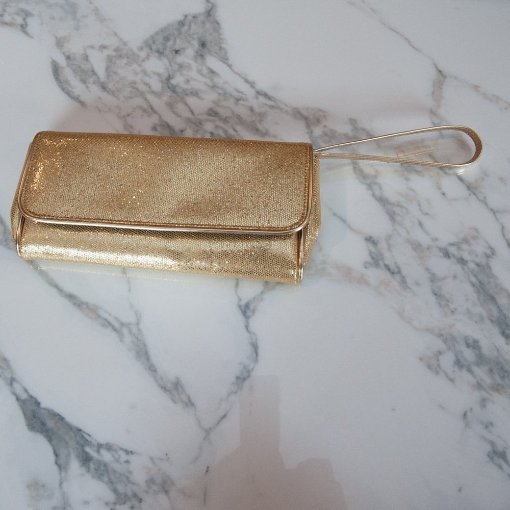 Jacobs By Marc Jacobs Gold Purse Clutch Wristlet- AS IS